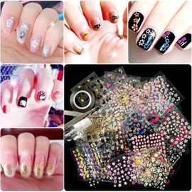 美甲贴纸指甲贴纸儿童贴纸指甲贴片指甲贴纸指甲贴花美甲成品贴片