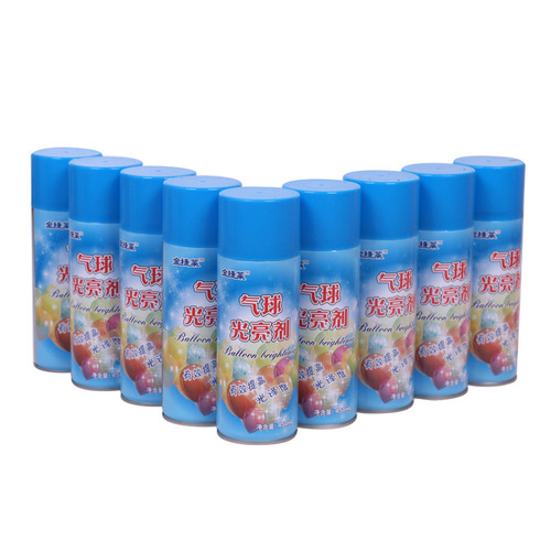 Balloon Brightener enhances surface gloss, maintains balloon brightness, prevents balloon oxidation, decorative supplies