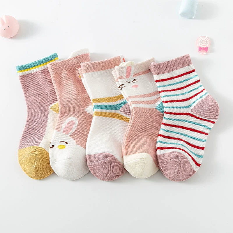 Демисезонные цветные детские носки для мужчин и женщин, combed cotton, средняя длина, оптом