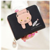 Short wallet, card holder, cartoon bag with zipper, wholesale