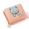 Short wallet, card holder, cartoon bag with zipper, wholesale