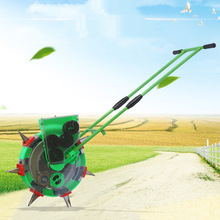 冠超手推可调节滚筒式玉米大豆播种机 滚轮播多功能种子播种机