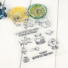 手账软胶印章橡胶成品硅胶透明图章创意卡通邮票印章diy卡通印章