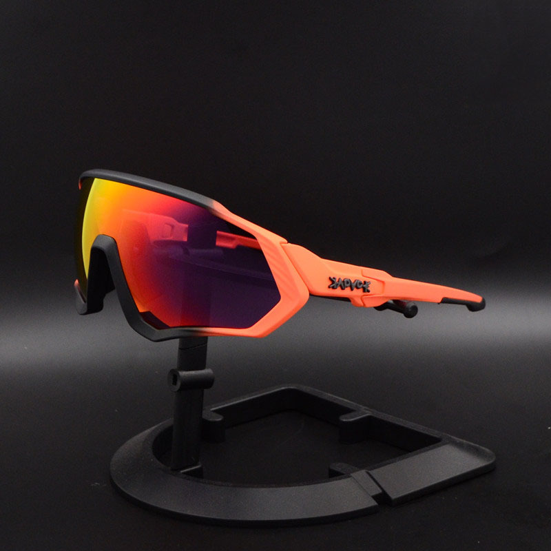 Gafas Polarizadas de Ciclismo de Montaña de TR90 con 5 Lentes Intercambiables, para Bicicleta de Ruta
