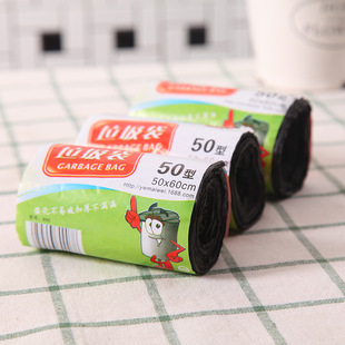 Good mother-in-law and daughter-in-law 50 single thickening roll garbage bag kitchen point break multi-purpose garbage bag plastic bag