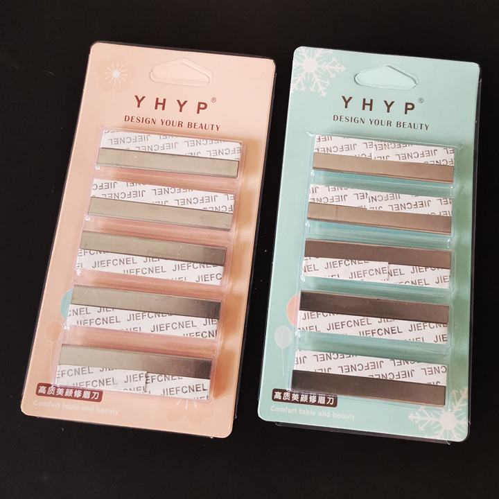H1226 de cinco piezas de cejas que forma la cuchilla cuchillo de cejas cuchillo de corte de cejas clip de cejas herramientas de maquillaje 2 yuanes Tienda Al Por Mayor