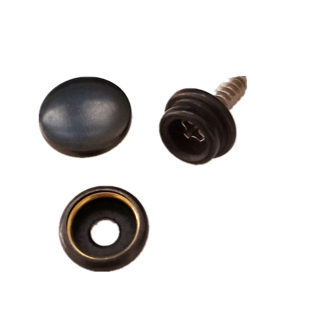 15mm tornillo de acero inoxidable de cuatro articulaciones hebilla de lona Tienda de bebé lona hebilla fija 201 tornillo gran hebilla blanca