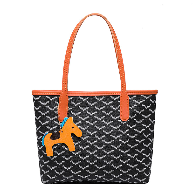 Bolso de mujer al por mayor estilo coreano creativo impreso perro diente bolsa 2024 verano y otoño nuevo hombro portátil cambio bolsa pequeña