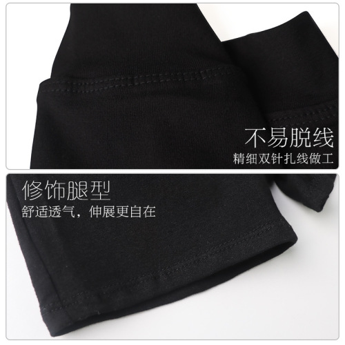 Children's dance clothing, girls' ballet shorts, female boxers, black three-quarter pants, girls' practice clothing, dancing leggings