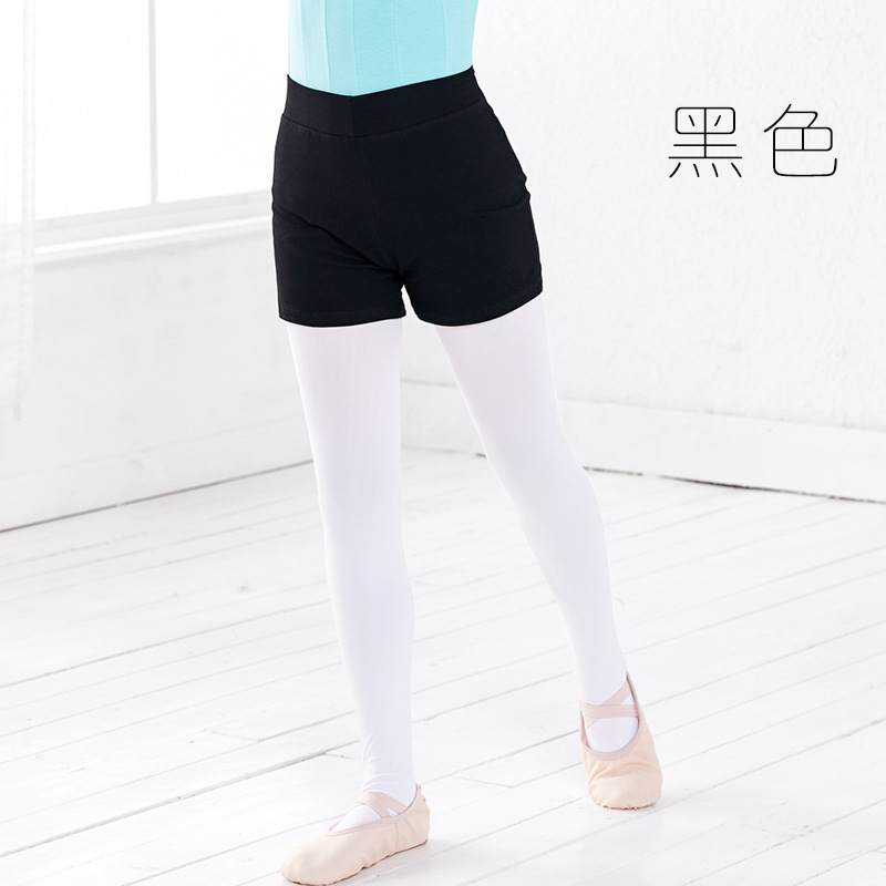 Ropa de baile para niños pantalones cortos de Ballet para niñas boxeadores de mujer negro tres pantalones ropa de práctica para niñas leggings de baile