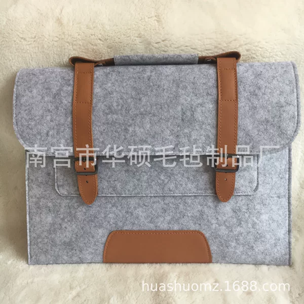 Supply felt laptop bag iPad felt laptop bag tablet laptop felt computer bag can add LOGO