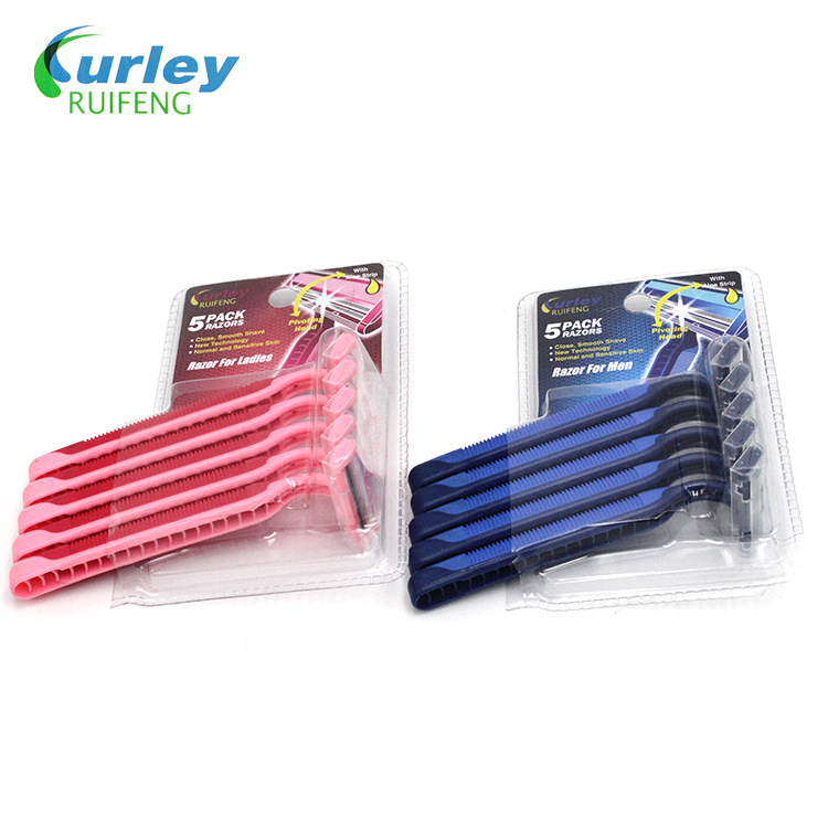 Factory supply Razor 2 layer blade men and women manual razor hotel disposable razor wholesale