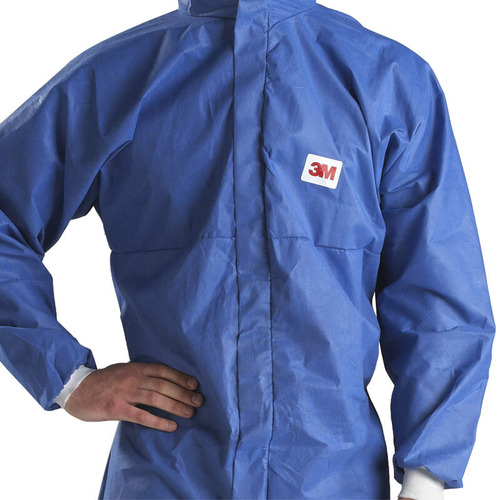 3M4532 + Blue Hooded Coverall with Anti-Radiation, Particle-Resistant, Chemical Protection, Spray, Dust-Proof Coverall