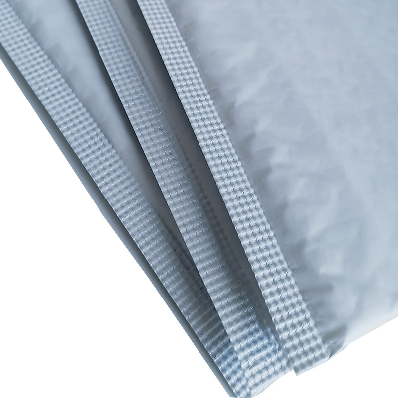Blanco gris co-extruido bolsa de burbuja de película pe plástico impermeable sobre bolsa express e-commerce logística embalaje bolsa de burbuja de ropa