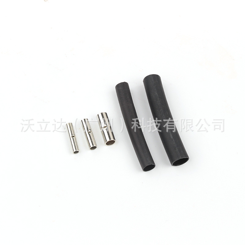 跨境货源150pcs袋装 裸中接管端子组合 管型裸端子热缩管厂家直销