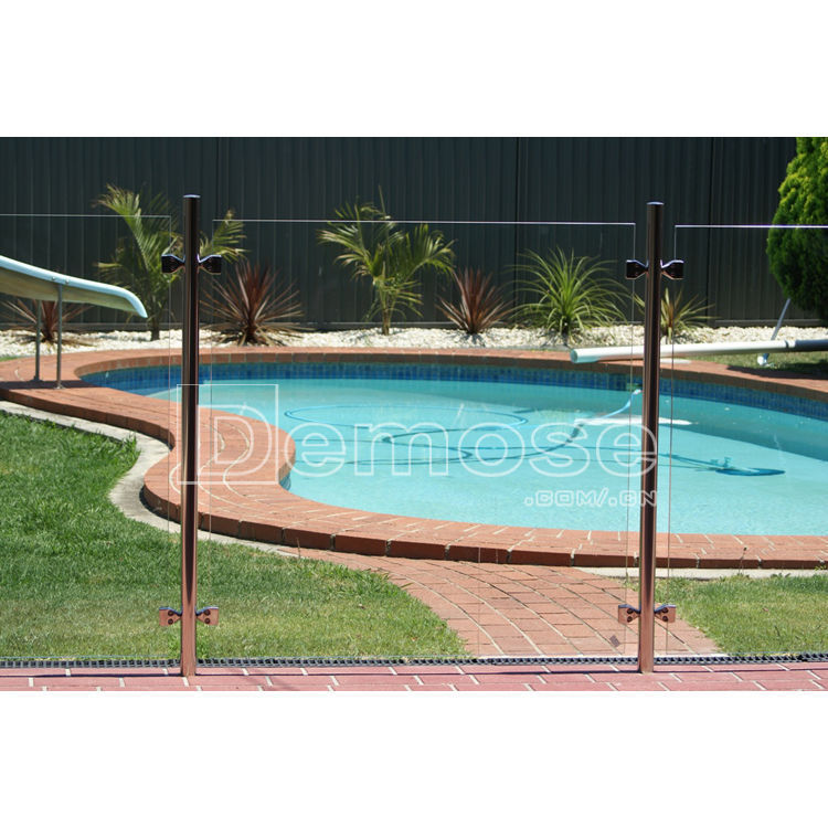 Thermal insulation windproof glass fence outdoor park terrace corridor steel glass safety railing