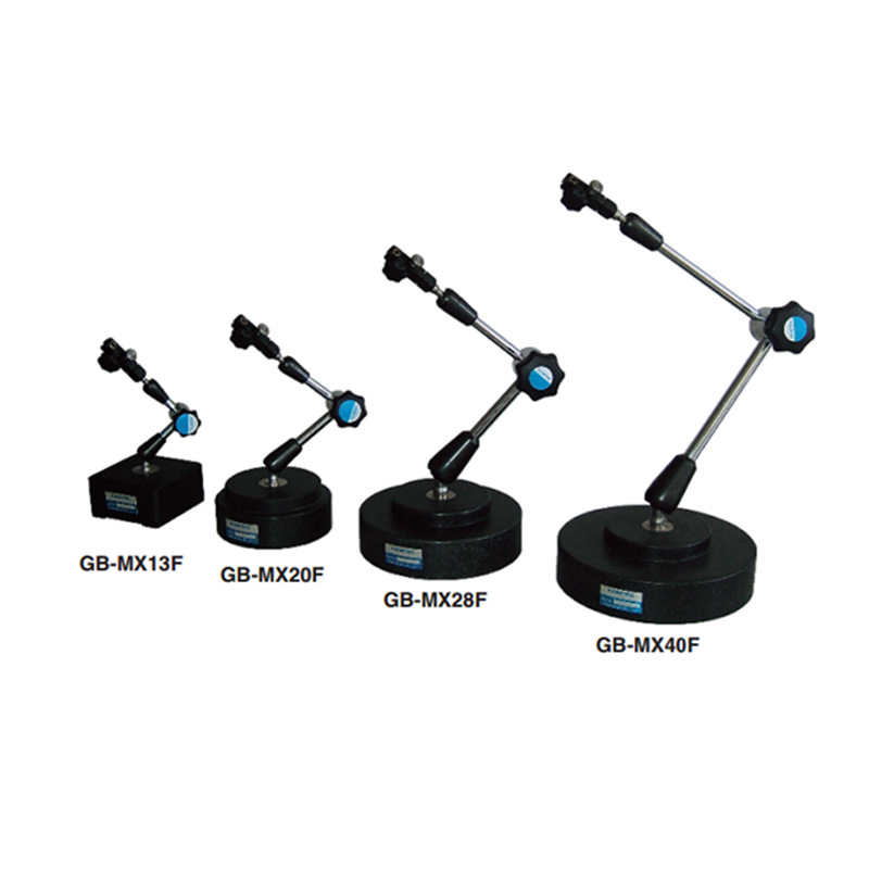 日本强力大理石量表架GB-MX13F万向量表座KANETEC磁性表座代理
