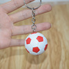 Football keychain, small pendant, 3.8cm, Birthday gift