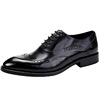 Men's footwear English style for leather shoes, classic suit, plus size