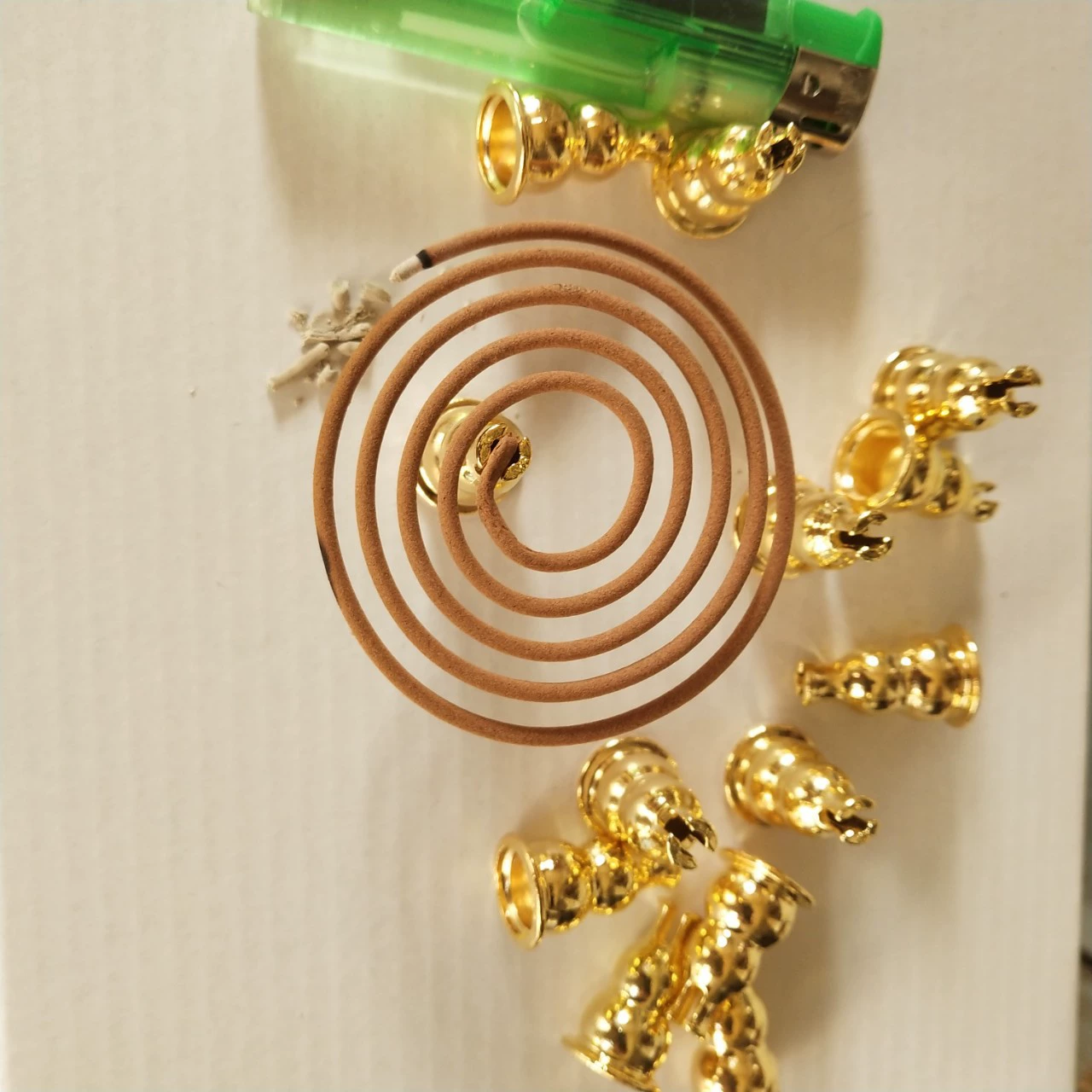 [Источник заводских товаров] Медная вставка для благовоний из тыквы держатель для благовоний с девятью отверстиями мини-креативный держатель для благовоний в виде капли воды Держатель для благовоний Duogong курильница