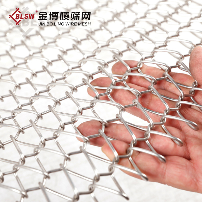 厂家直销耐高温金属输送网304不锈钢食品烘干网带金属输送链网