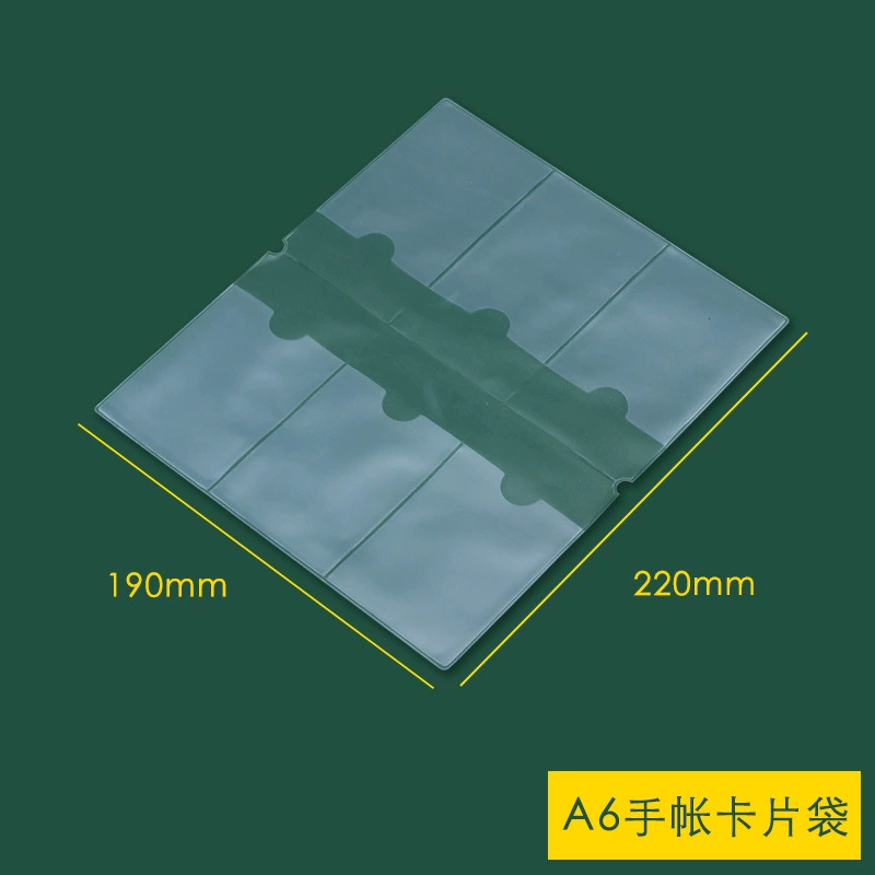 Laptop, book for business cards, storage bag PVC with zipper, 5A, 6b, tear-off sheet