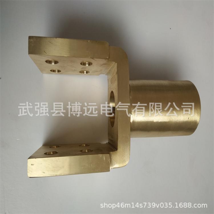 电力变压器配件 黄铜铸造双面接线端子  低压导电杆镀锡佛手