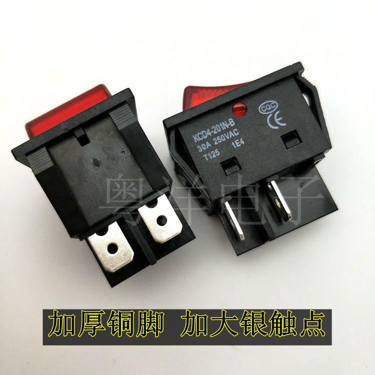 Interruptor Basculante de Encendido KCD4 4/6 Pines 30A Alta Potencia para Máquina de Soldar image 6