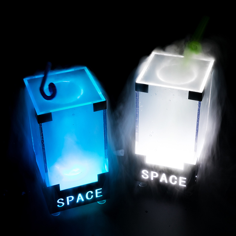 Zuoshang luminoso taza de vino travieso fantasma ronroneó taza de hielo congelado caja de hielo seco taza bar japonés creativo copa de vino