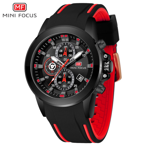MINIFOCUS Men's Sport Watch, Waterproof Quartz Watch, Cross-Border Multi-Functional Men's Watch 0287G