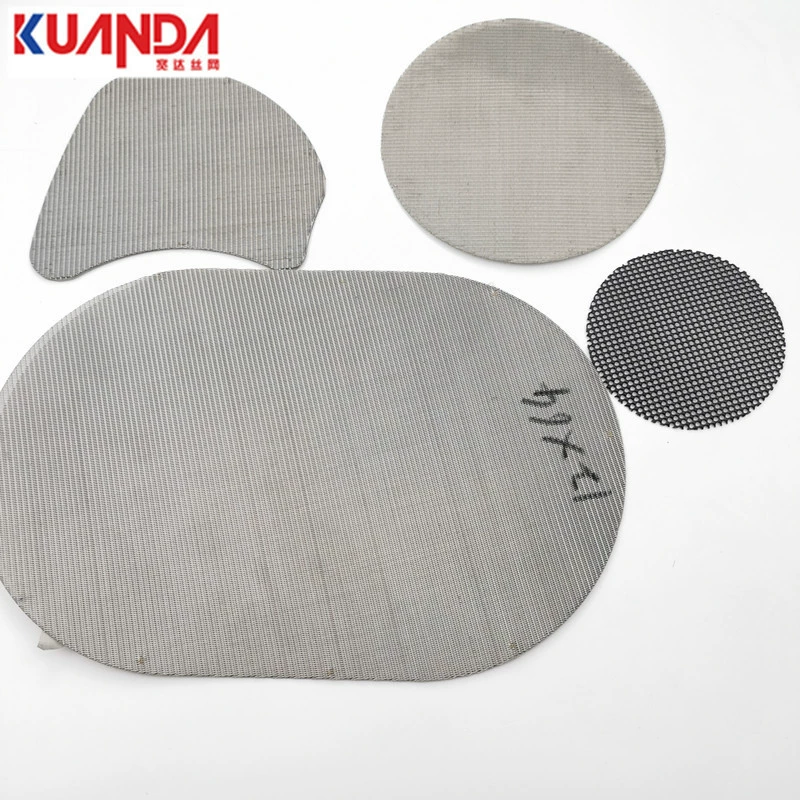 Пластиковая сетка фильтра частиц для экструдера 310s, утолщенная Спеченная сетка круглой формы, машина для выдувания пленки, сетка для гранулирования