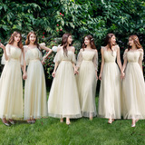 Платье подружки невесты, длинная юбка, городской стиль, для подружки невесты, длина макси