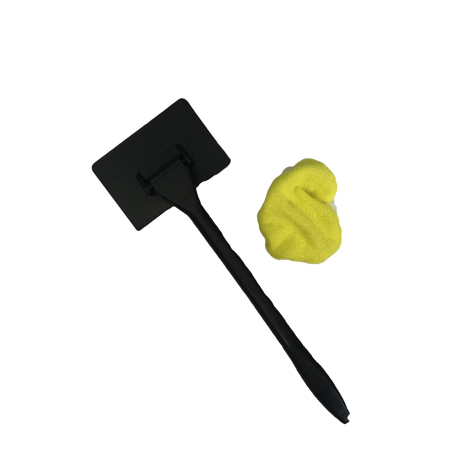 小方头擦窗器汽车玻璃刷清洁刷车用玻璃清洁洗车工具超细纤维车载