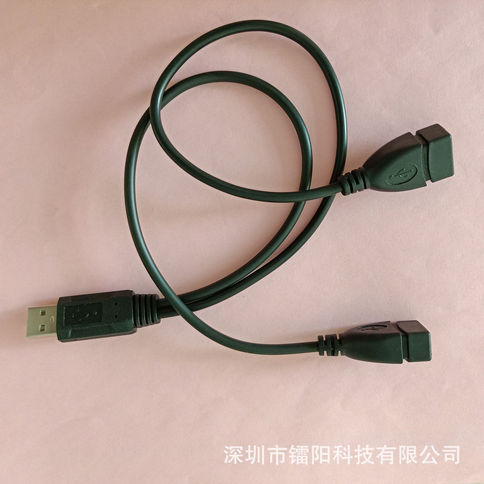 usb2.0延长线公对母USB数据充电接硬盘网卡USB公转母二合一数据线
