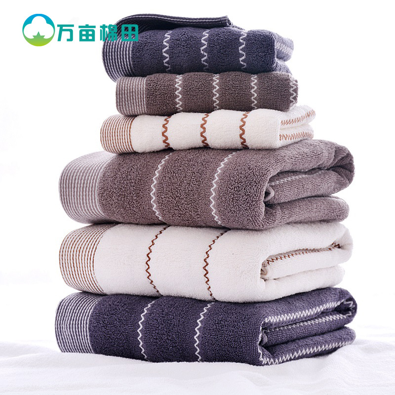 Cotton creative bath towel for home use