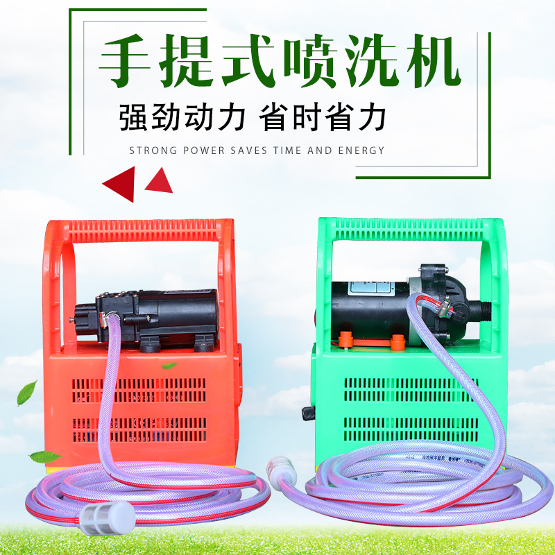云南厂家批发手提式喷洗机 双泵高压电动多功能打药喷雾器农业用