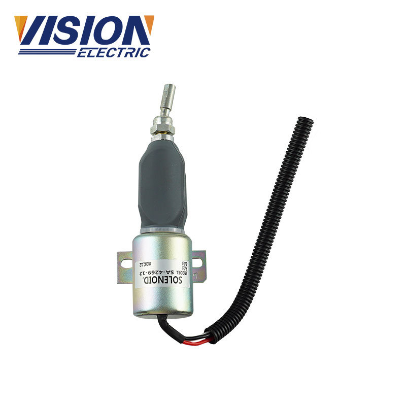 SA-4269 厂家供应 发电机配件电磁阀SA-4269 12V/24V断油停油开关