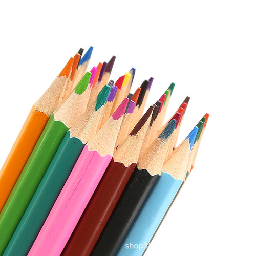 Factory direct sales creative barrel colored pencils 12 colors 24 colors 36 colors 48 colors lead set student painting pencils