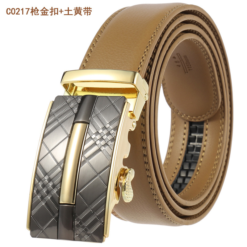 C0217 Gun Gold Caps+Earth Yellow Belt