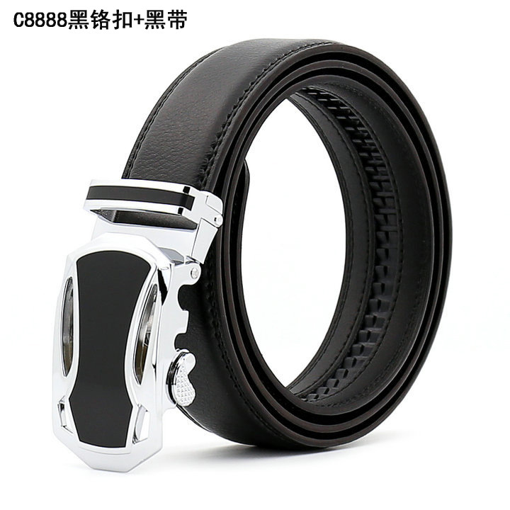 C8888 black chromium buckle+black belt