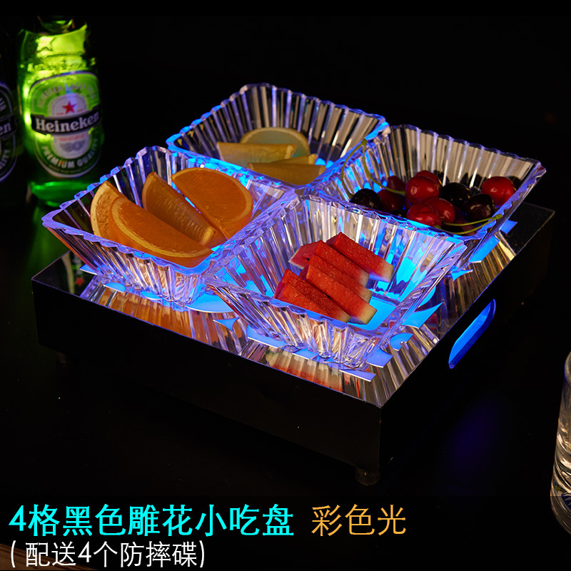 Plato de fruta KTV plato de fruta KTV creativo plato de fruta de plástico