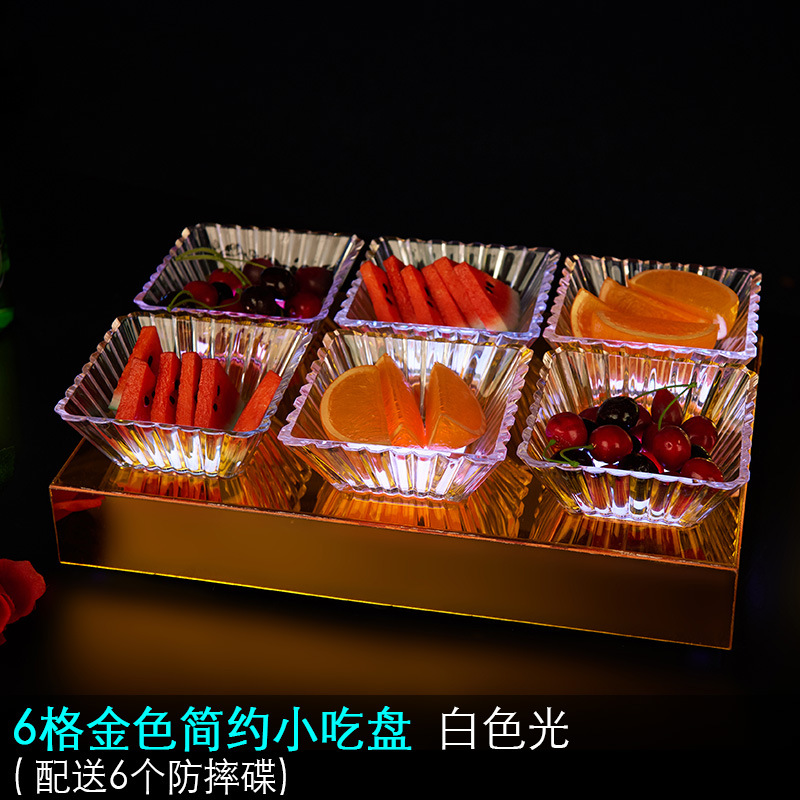 Plato de fruta KTV plato de fruta KTV creativo plato de fruta de plástico