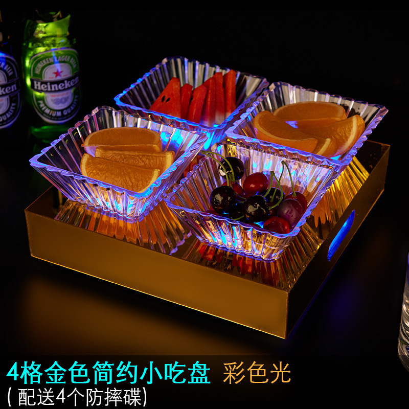 Plato de fruta KTV plato de fruta KTV creativo plato de fruta de plástico