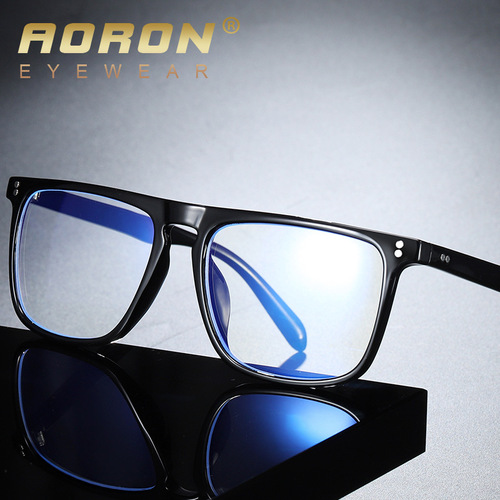 New anti-blue light glasses plastic decorative glasses frame flat glasses can be equipped with myopia A627PG