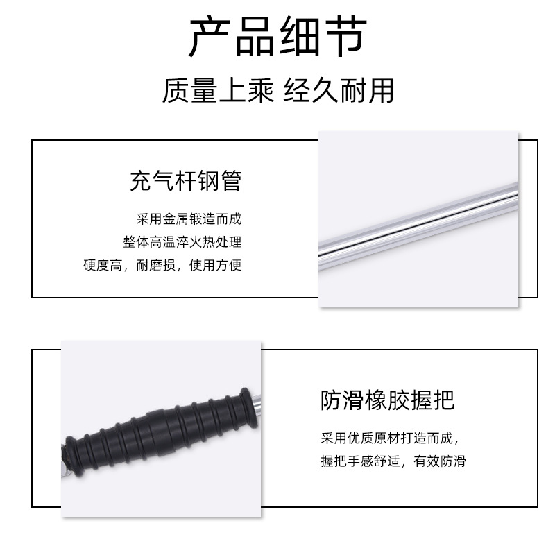 Boquilla para inflar neumáticos, boquilla para inflar coches, cabezal inflador para bomba de aire de bicicleta y motocicleta, varilla rápida, manómetro de aire para coche