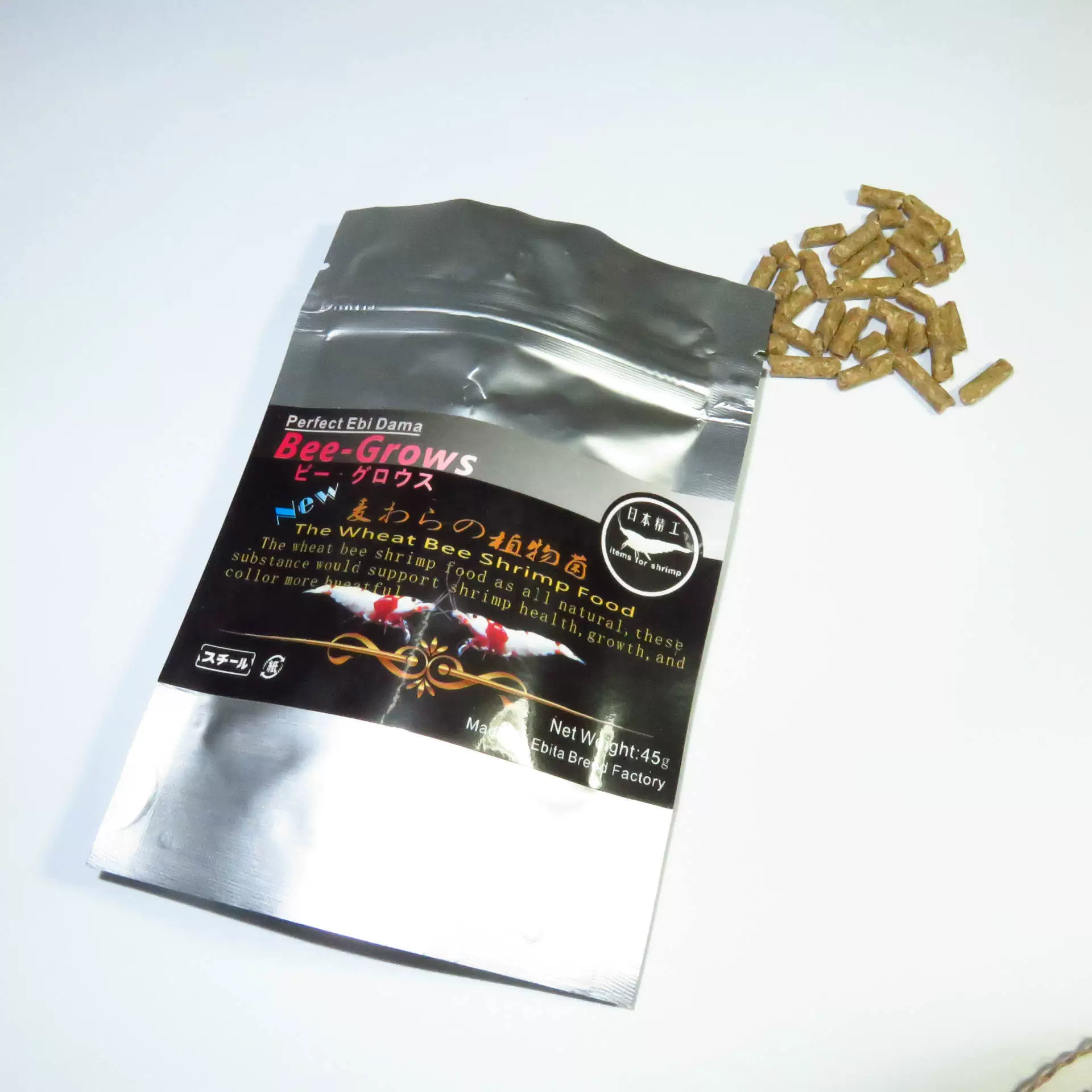 Аквариум Декоративные креветки Солод Грибы Кристалл Корм для креветок Пшеница Гриб Цзин Кристалл Корм для креветок Креветки 45 г Корм для аквариумных рыб и креветок