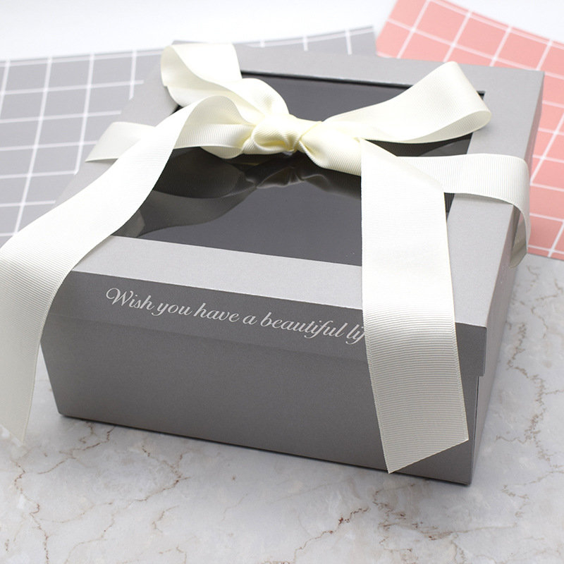 2021新创意PVC透明礼品盒结婚伴手礼礼物包装盒会议促销天地盖盒