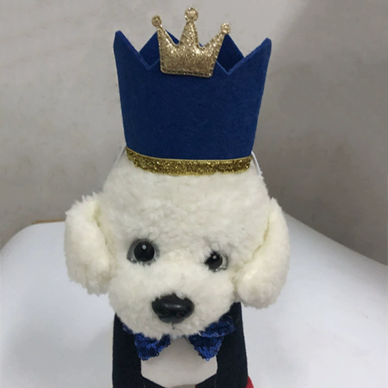 Собака Галстук-бабочка Тедди Партии Топ Шляпа Pet Cat День Рождения Шляпа Собака Партии Корона Верхняя Шляпа Дети Партии Верхняя Шляпа