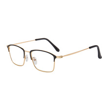 新款老花镜防蓝光复古眉线架金属眼镜框男女电脑加膜老花眼镜批发