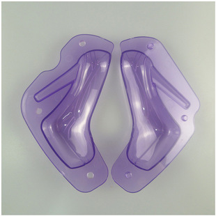 DIY baking 3D purple ladies high heels chocolate mold cake decoration flip sugar shaping mold